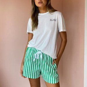 Blanca Green and white Short